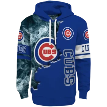 Chicago Cubs Edge Mist Blue Hoodie