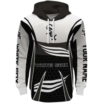 Chicago White Sox Armor Streaks Black Hoodie
