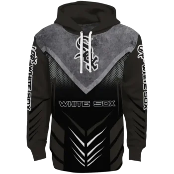 Chicago White Sox Armored Chevron Black Hoodie