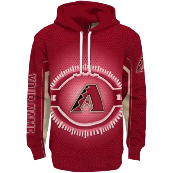 Custom Arizona Diamondbacks Circuit Core Red Hoodie