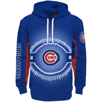 Custom Chicago Cubs Circuit Core Blue Hoodie