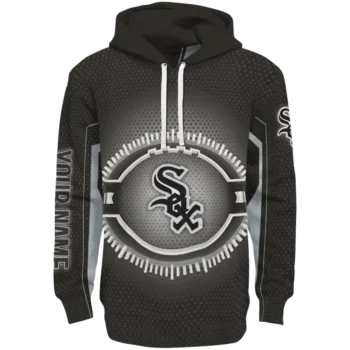 Custom Chicago White Sox Circuit Core Black Hoodie