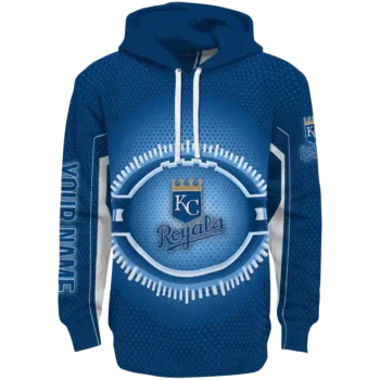 Custom Kansas City Royals Circuit Core Royal Blue Hoodie