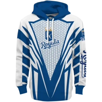 Custom Kansas City Royals Vanguard Armor Royal Blue Hoodie