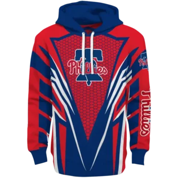 Custom Philadelphia Phillies Vanguard Armor Blue Hoodie