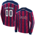 customized-atlanta-braves-chevron-motion-navy-red-crocs-hoodie-best-selling.webp