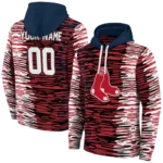 customized-boston-red-sox-streak-lines-red-hoodie-best-selling.webp