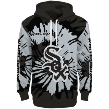 Customized Chicago White Sox Swirl Impact Black Hoodie