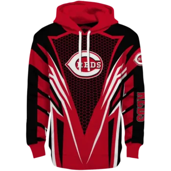 Customized Cincinnati Reds Vanguard Armor Red Hoodie