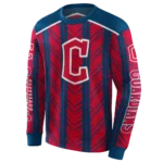 customized-cleveland-guardians-chevron-motion-navy-blue-red-crocs-hoodie-best-selling.webp