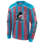 customized-miami-marlins-chevron-motion-blue-black-crocs-hoodie-best-selling.webp