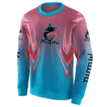 customized-miami-marlins-chevron-points-blue-hoodie-best-selling.webp