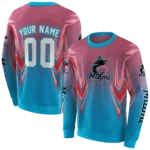 customized-miami-marlins-chevron-points-blue-hoodie-best-selling.webp