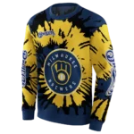 customized-milwaukee-brewers-swirl-impact-navy-blue-hoodie-best-selling.webp