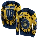customized-milwaukee-brewers-swirl-impact-navy-blue-hoodie-best-selling.webp