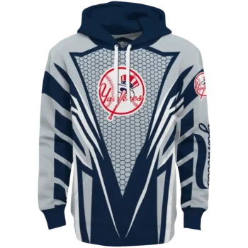 Customized New York Yankees Vanguard Armor Navy Hoodie