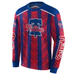 customized-philadelphia-phillies-chevron-motion-blue-red-crocs-hoodie-best-selling.webp