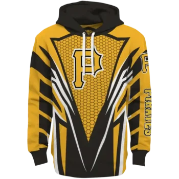 Customized Pittsburgh Pirates Vanguard Armor Black Hoodie