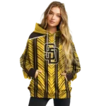 customized-san-diego-padres-chevron-motion-brown-gold-crocs-hoodie-best-selling.webp