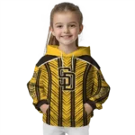customized-san-diego-padres-chevron-motion-brown-gold-crocs-hoodie-best-selling.webp