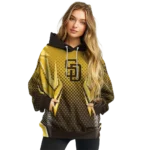 customized-san-diego-padres-chevron-points-brown-hoodie-best-selling.webp