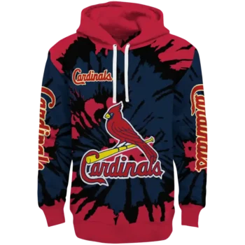 Customized St. Louis Cardinals Swirl Impact Red Hoodie