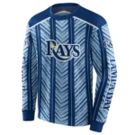 customized-tampa-bay-rays-chevron-motion-navy-light-blue-crocs-hoodie-best-selling.webp