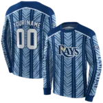 customized-tampa-bay-rays-chevron-motion-navy-light-blue-crocs-hoodie-best-selling.webp