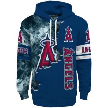 Los Angeles Angels Edge Mist Blue Hoodie
