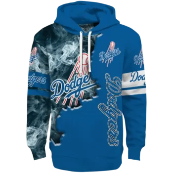Los Angeles Dodgers Edge Mist Blue Hoodie