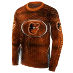 personalized-baltimore-orioles-oval-mesh-orange-hoodie-best-selling.webp