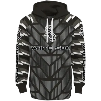 Personalized Chicago White Sox Arrow Stripes Black Hoodie