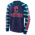 personalized-cleveland-guardians-arrow-stripes-navy-blue-hoodie-best-selling.webp