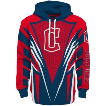 Personalized Cleveland Guardians Vanguard Armor Navy Blue Hoodie