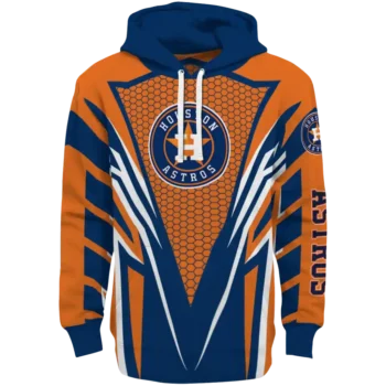 Personalized Houston Astros Vanguard Armor Blue Hoodie