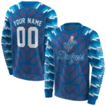 personalized-los-angeles-dodgers-arrow-stripes-blue-hoodie-best-selling.webp