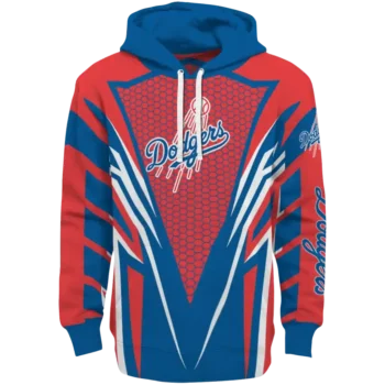 Personalized Los Angeles Dodgers Vanguard Armor Blue Hoodie