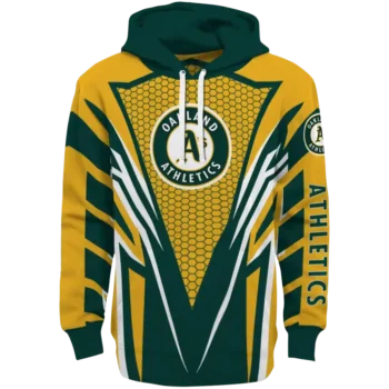 Personalized Oakland Athletics Vanguard Armor Green Hoodie