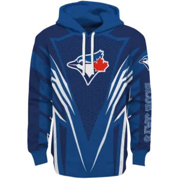 Personalized Toronto Blue Jays Vanguard Armor Blue Hoodie