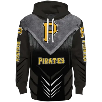 Pittsburgh Pirates Armored Chevron Black Hoodie