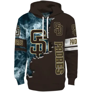 San Diego Padres Edge Mist Brown Hoodie