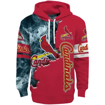 St. Louis Cardinals Edge Mist Red Hoodie