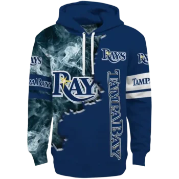 Tampa Bay Rays Edge Mist Navy Hoodie