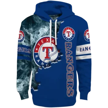Texas Rangers Edge Mist Blue Hoodie