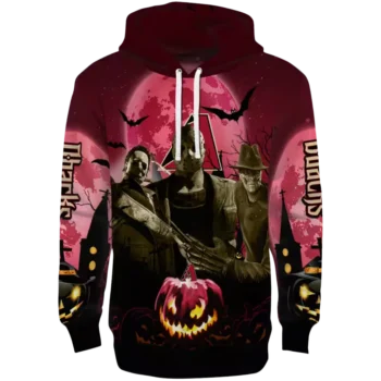 Arizona Diamondbacks Halloween Hoodie – Red & Black Crewneck