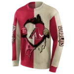 arizona-diamondbacks-heartbeat-graphic-red-hoodie-best-selling.webp