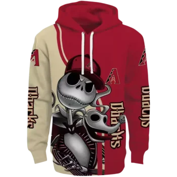 Arizona Diamondbacks Jack Skellington Red Hoodie – MLB Fan Gear