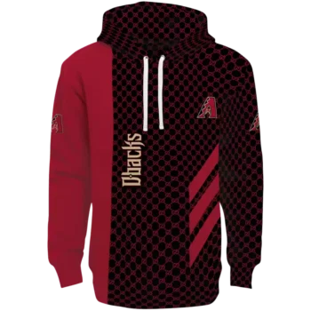 Arizona Diamondbacks Red Monogram Hoodie – Team Spirit Gear