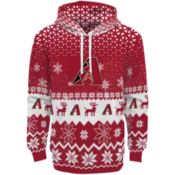 Arizona Diamondbacks Red Reindeer Hoodie – Holiday Fan Gear