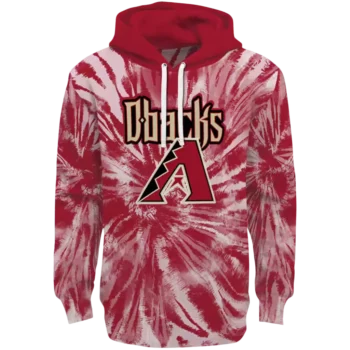 Arizona Diamondbacks Red Tie Dye Hoodie – MLB Team Apparel
